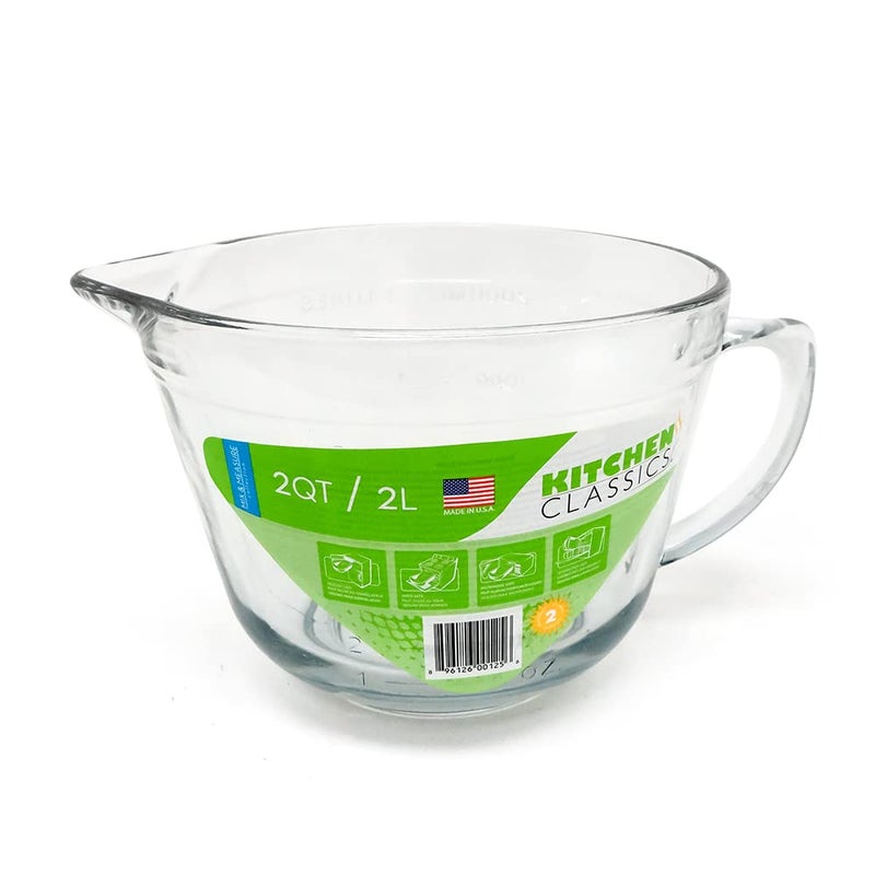 Kitchen Classics وعاء العجين 2 لتر من كيتشن كلاسيكس، للخلط والقياس - Image 1